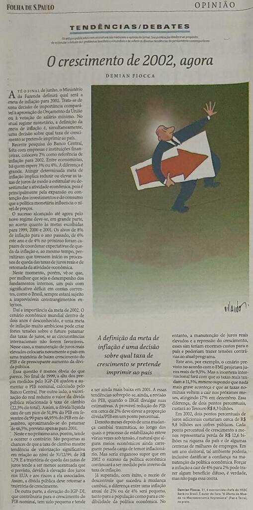 Demian Fiocca opinião Folha de São Paulo